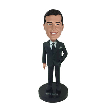 Best Groomsman Bobblehead Doll